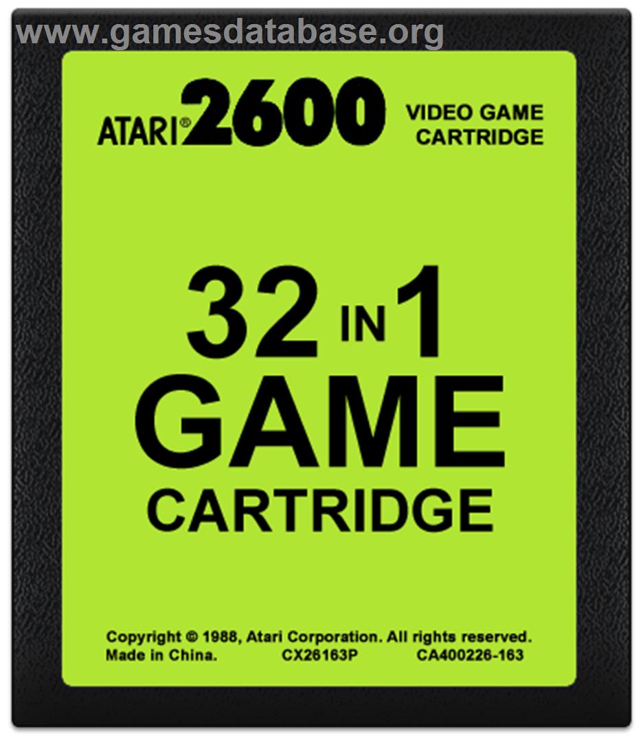 32 in 1 Game Cartridge - Atari 2600 - Artwork - Cartridge