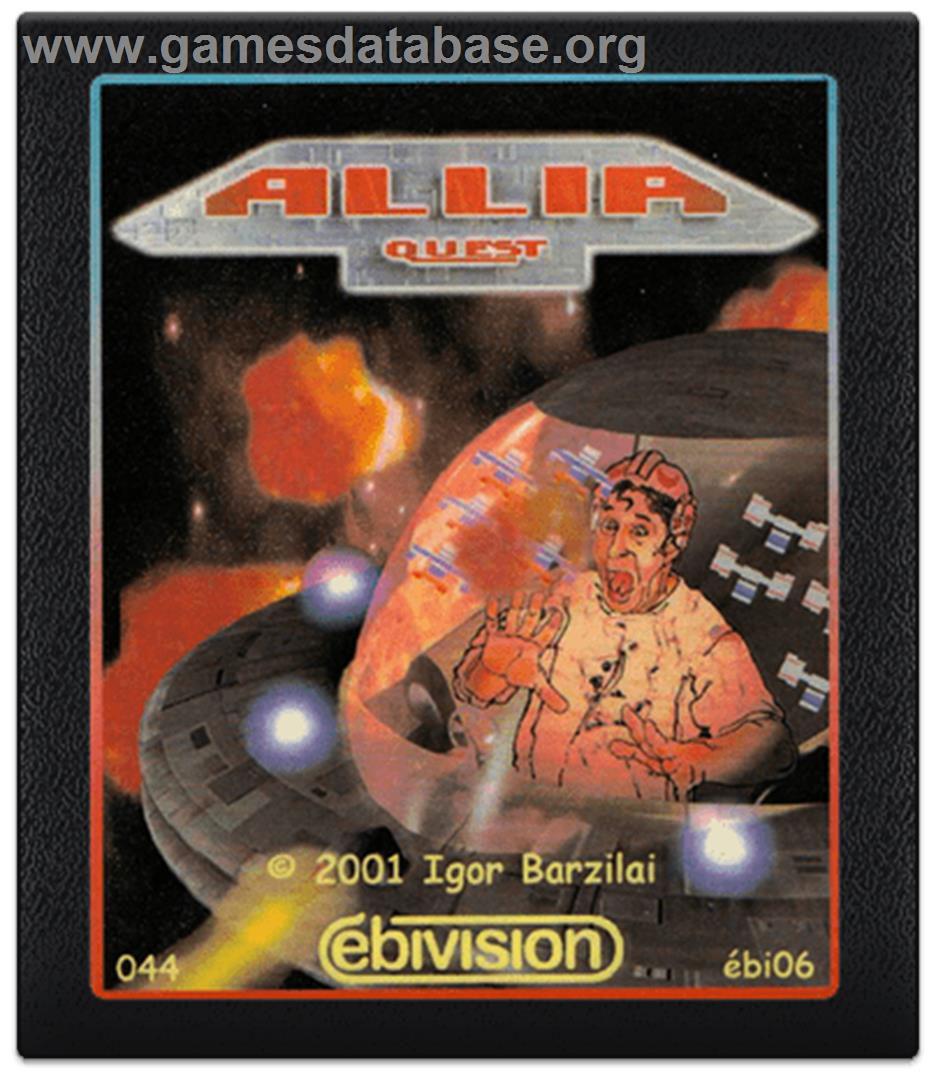 Allia Quest - Atari 2600 - Artwork - Cartridge