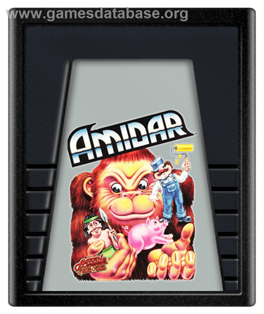 Amidar - Atari 2600 - Artwork - Cartridge