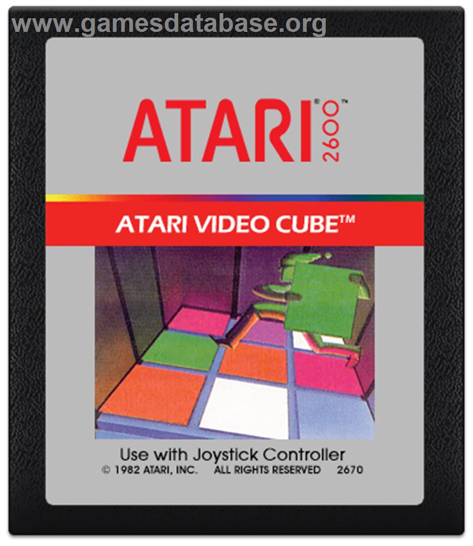 Atari Video Cube - Atari 2600 - Artwork - Cartridge