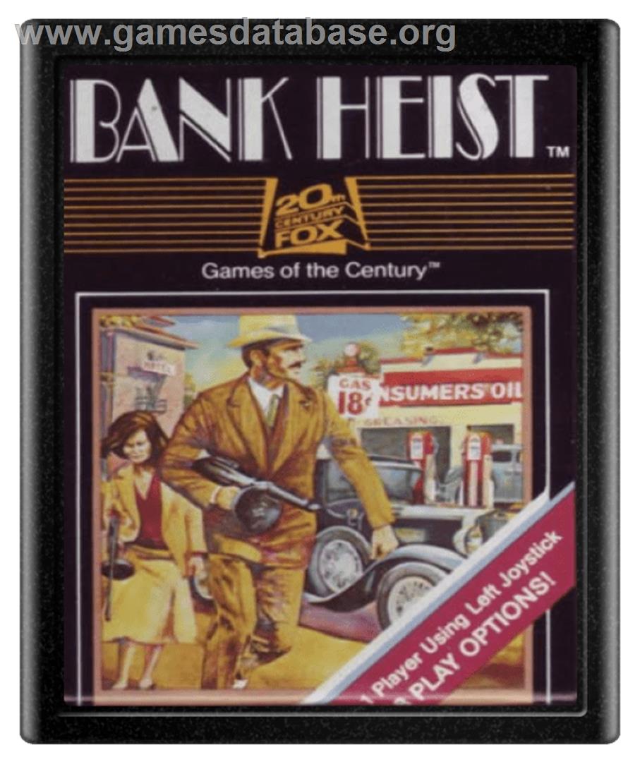 Bank Heist - Atari 2600 - Artwork - Cartridge