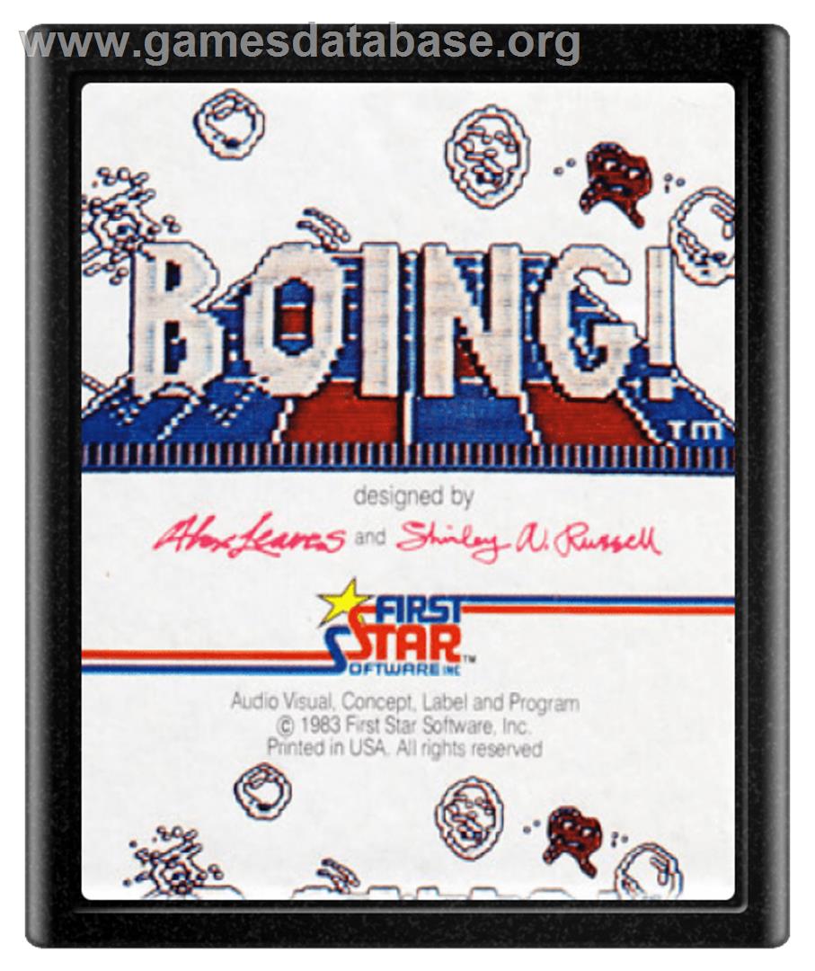 Boing! - Atari 2600 - Artwork - Cartridge