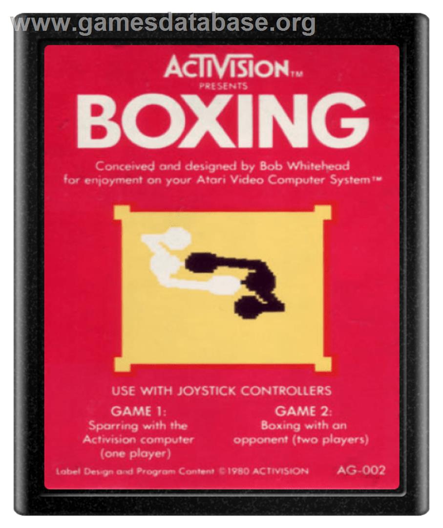 Boxing - Atari 2600 - Artwork - Cartridge