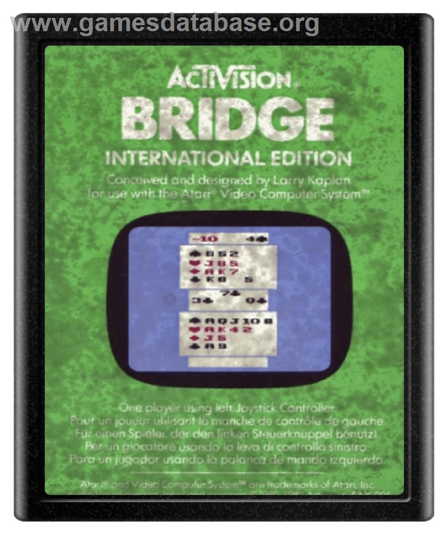 Bridge - Atari 2600 - Artwork - Cartridge