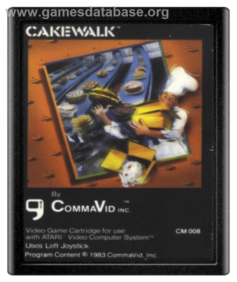 Cakewalk - Atari 2600 - Artwork - Cartridge