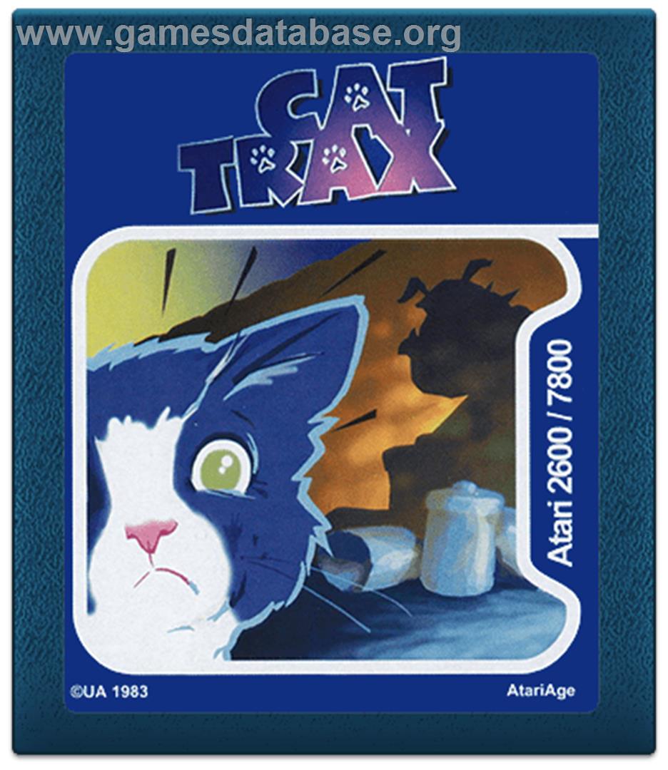 Cat Trax - Atari 2600 - Artwork - Cartridge