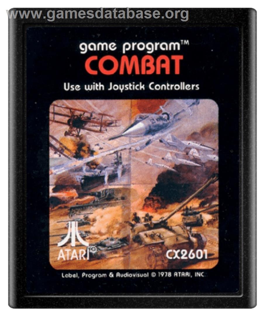 Combat - Atari 2600 - Artwork - Cartridge