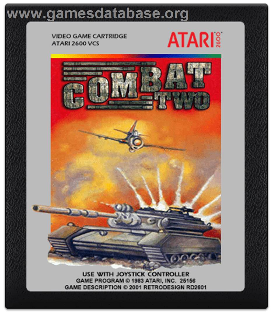 Combat Two - Atari 2600 - Artwork - Cartridge
