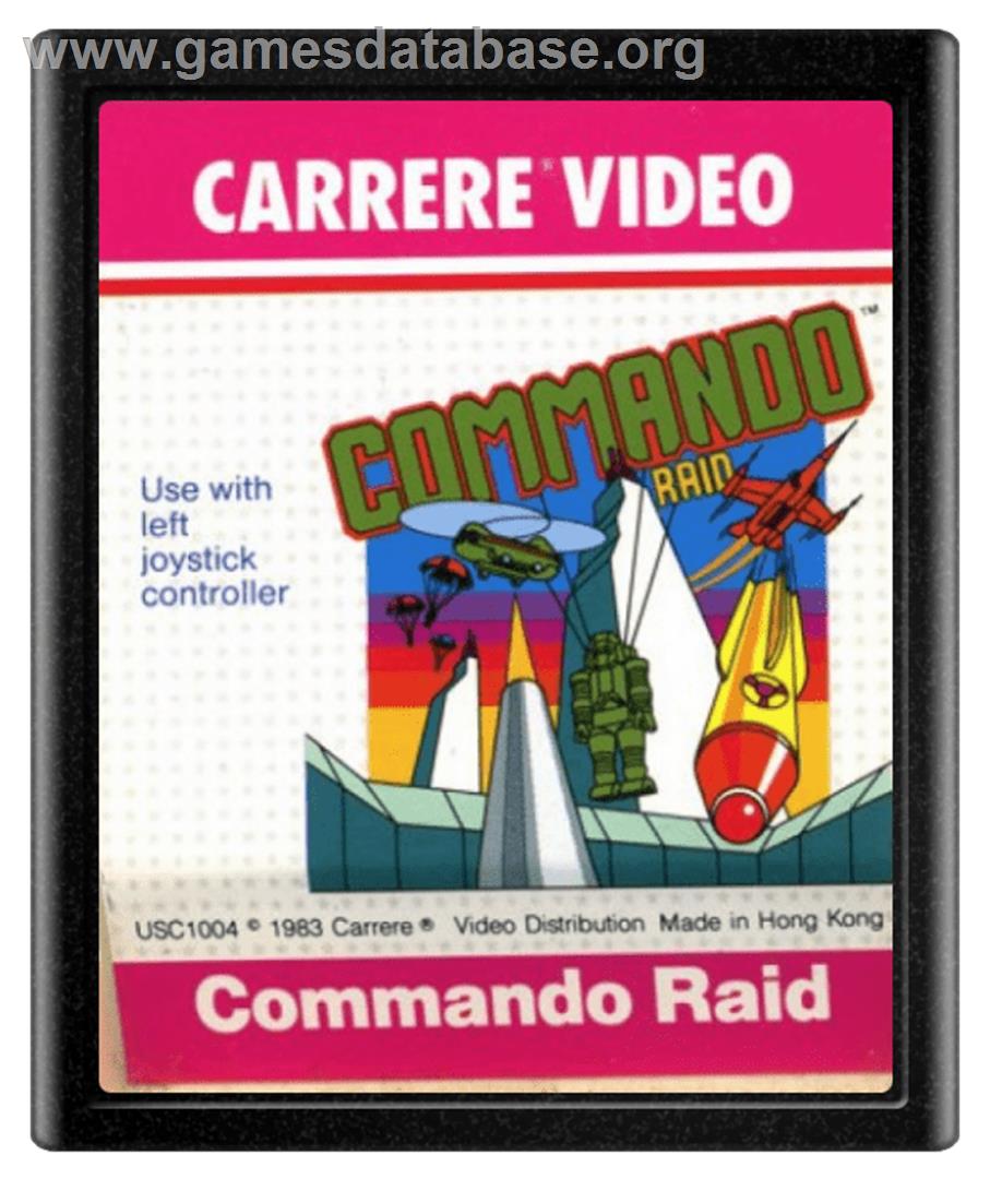 Commando Raid - Atari 2600 - Artwork - Cartridge