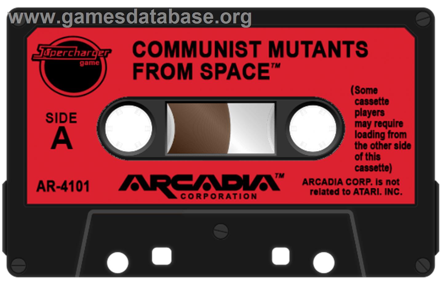 Communist Mutants from Space - Atari 2600 - Artwork - Cartridge