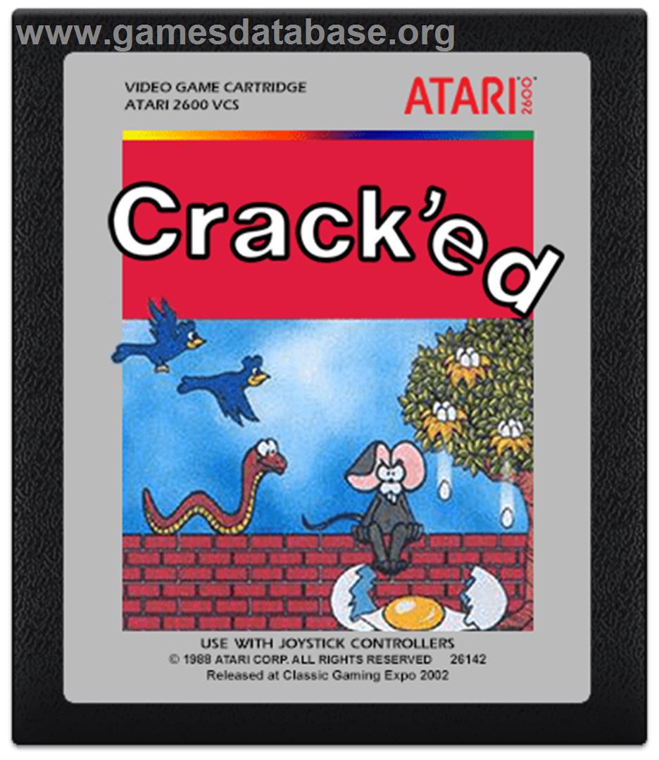 Crack'ed - Atari 2600 - Artwork - Cartridge
