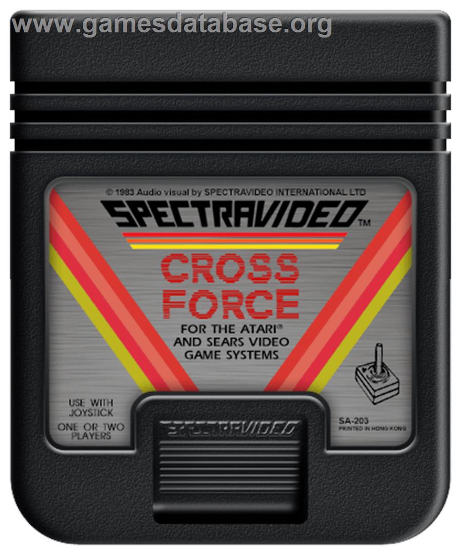 Cross Force - Atari 2600 - Artwork - Cartridge
