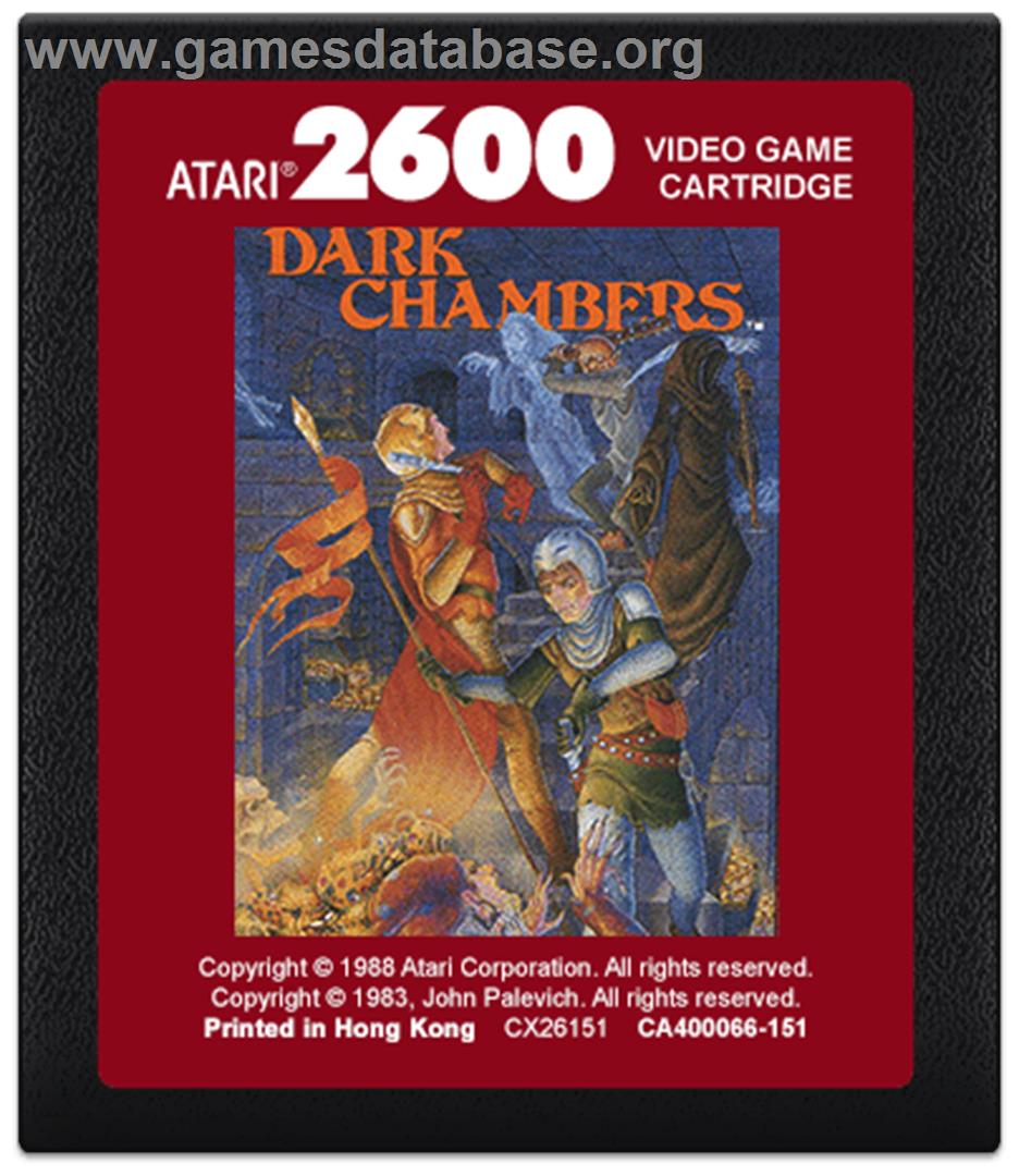 Dark Chambers - Atari 2600 - Artwork - Cartridge