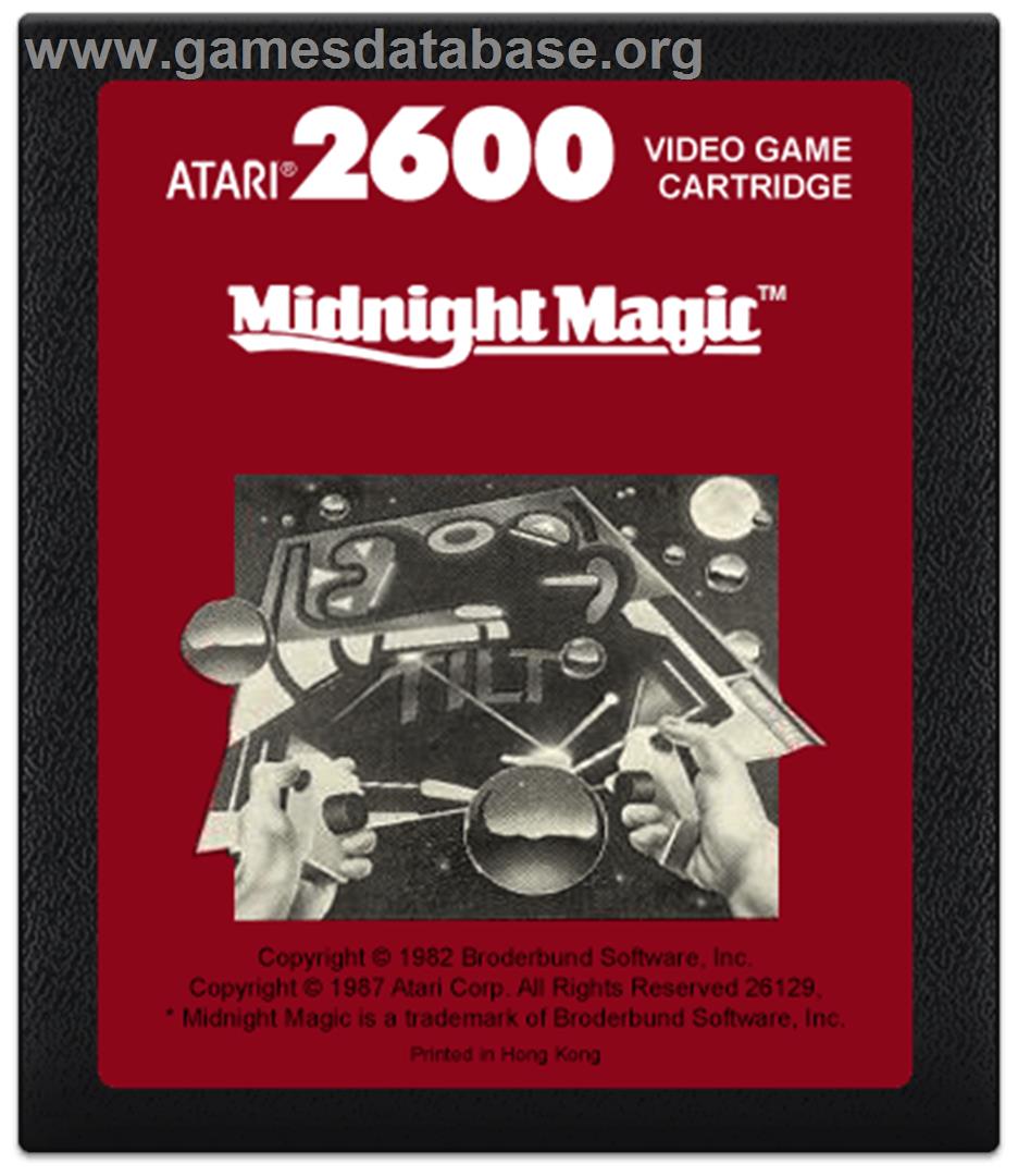 David's Midnight Magic - Atari 2600 - Artwork - Cartridge