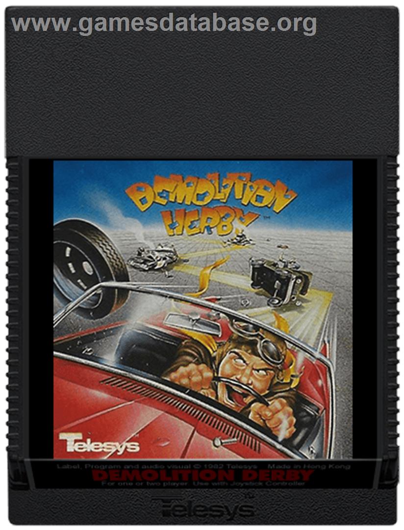 Demolition Herby - Atari 2600 - Artwork - Cartridge