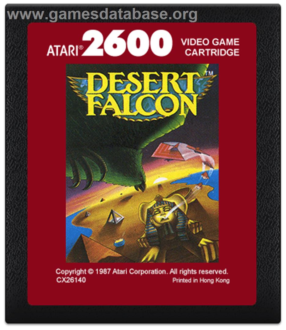 Desert Falcon - Atari 2600 - Artwork - Cartridge