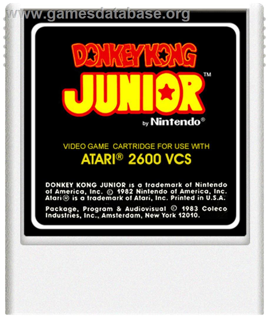 Donkey Kong Junior - Atari 2600 - Artwork - Cartridge