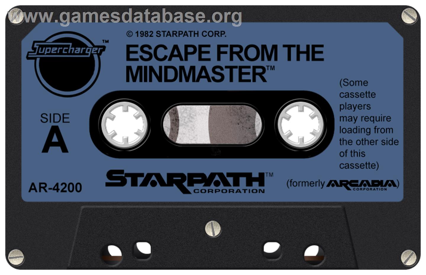 Escape from the Mindmaster - Atari 2600 - Artwork - Cartridge