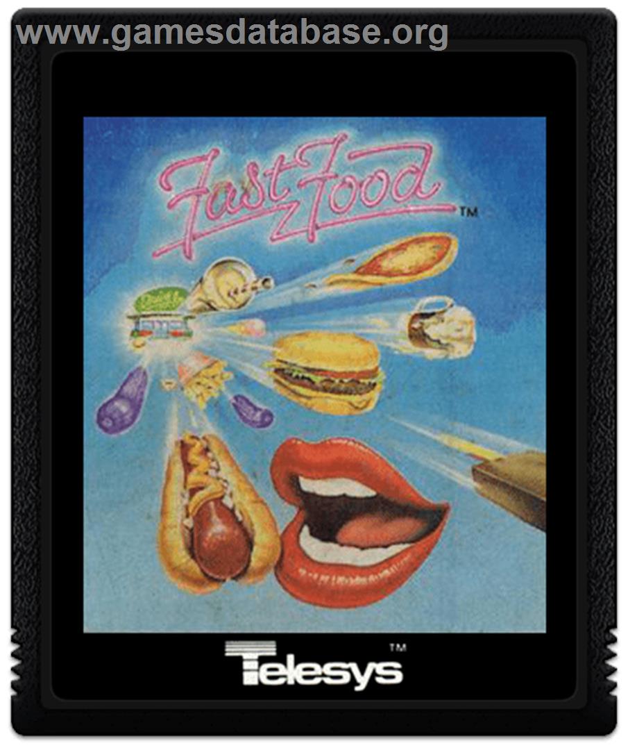 Fast Food - Atari 2600 - Artwork - Cartridge