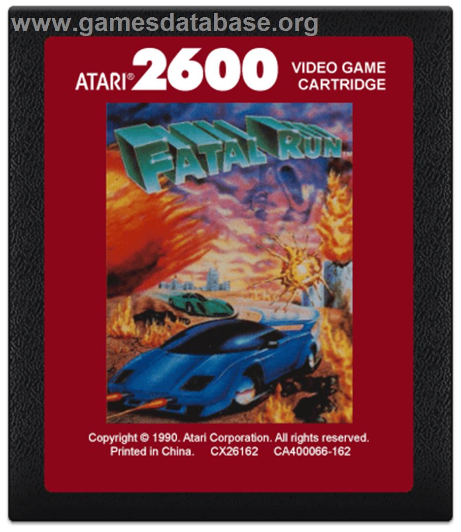 Fatal Run - Atari 2600 - Artwork - Cartridge