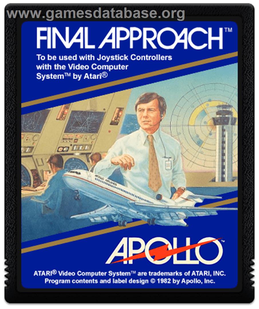 Final Approach - Atari 2600 - Artwork - Cartridge