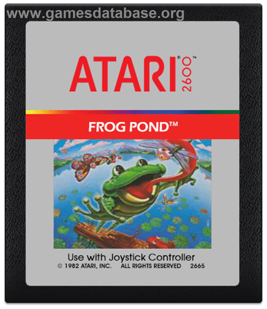 Frog Bog - Atari 2600 - Artwork - Cartridge