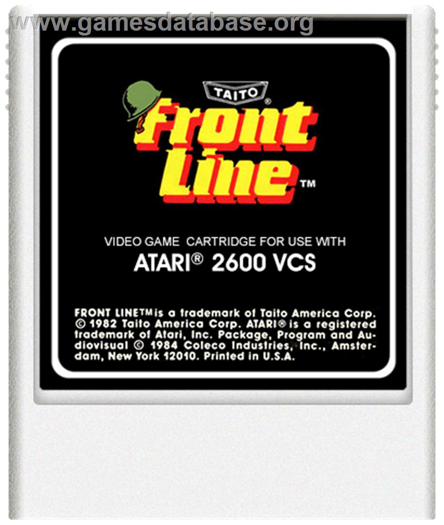 Front Line - Atari 2600 - Artwork - Cartridge