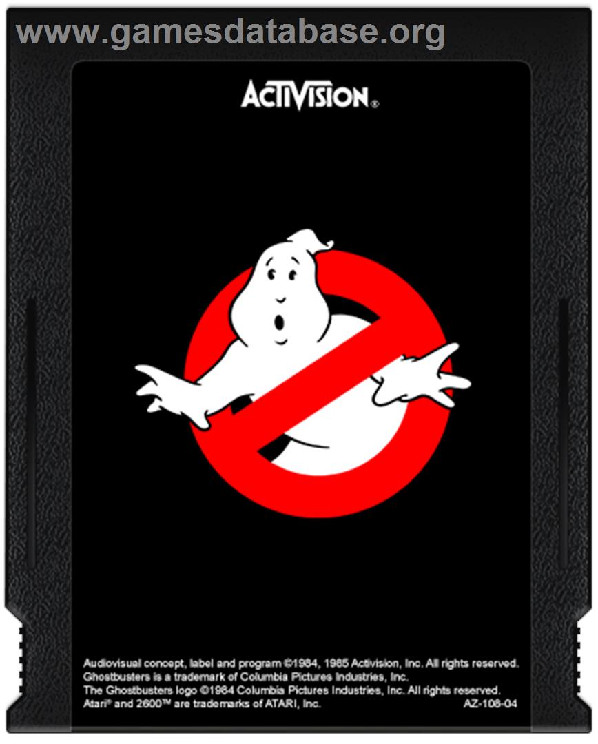 Ghostbusters - Atari 2600 - Artwork - Cartridge