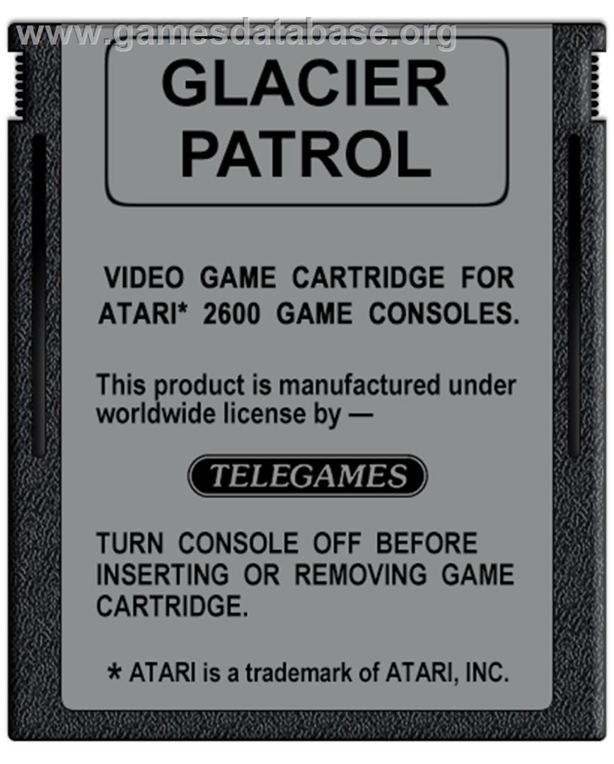 Glacier Patrol - Atari 2600 - Artwork - Cartridge