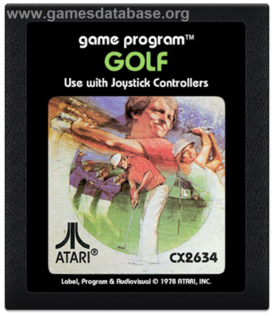Golf - Atari 2600 - Artwork - Cartridge