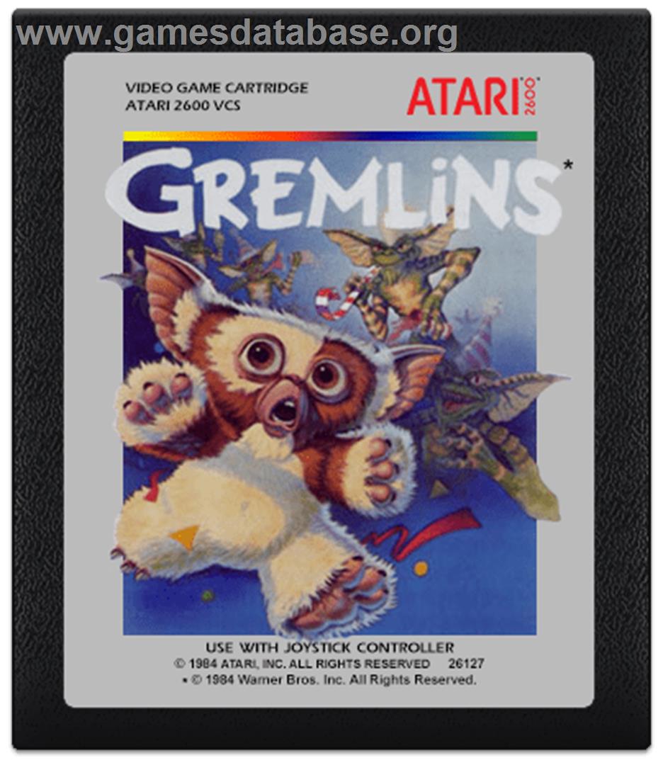 Gremlins - Atari 2600 - Artwork - Cartridge