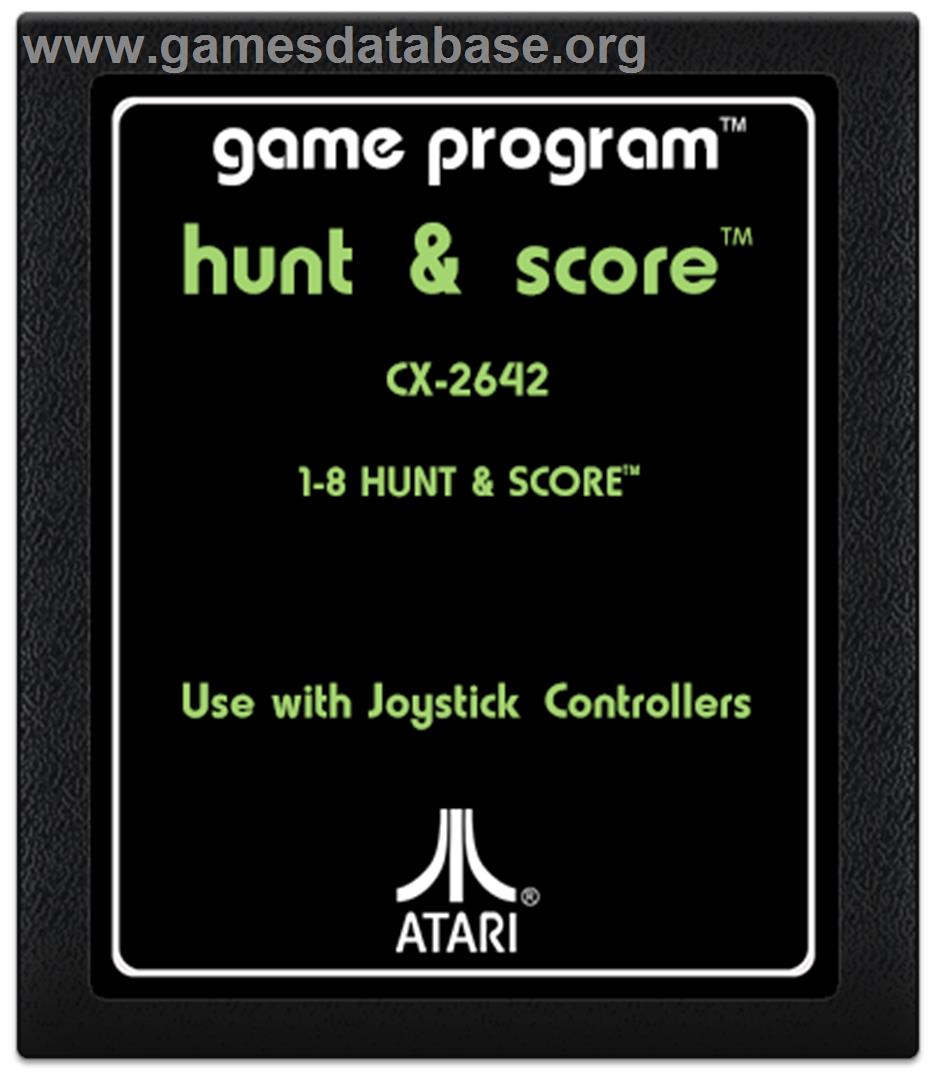 Hunt & Score - Atari 2600 - Artwork - Cartridge