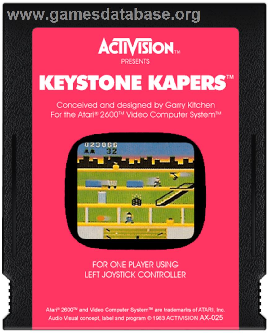 Keystone Kapers - Atari 2600 - Artwork - Cartridge