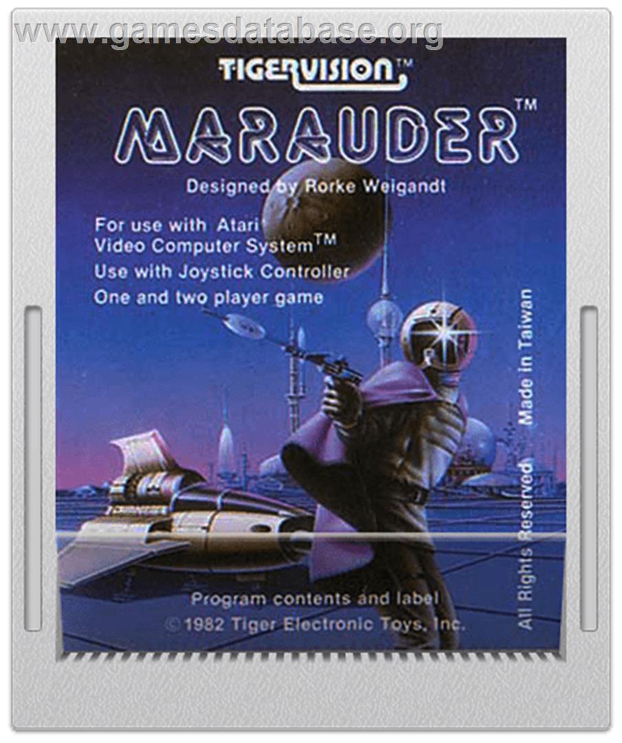 Marauder - Atari 2600 - Artwork - Cartridge