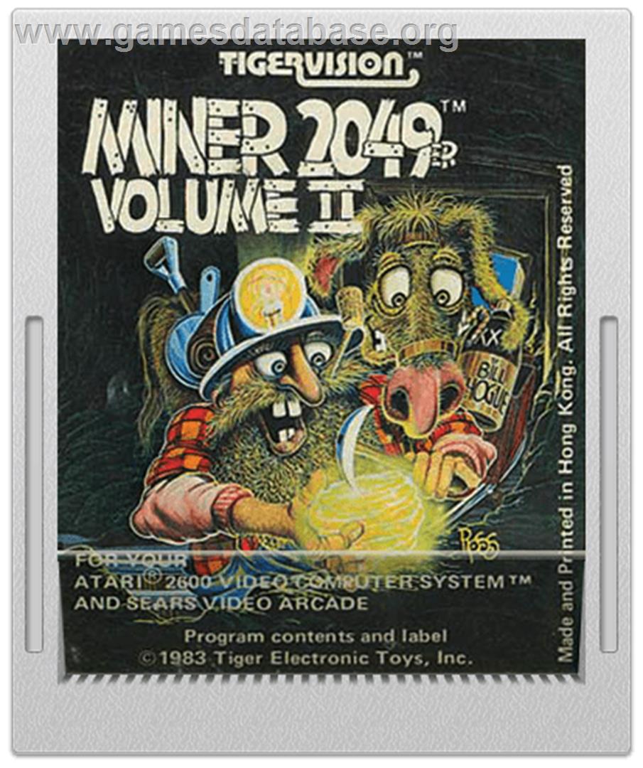 Miner 2049er Volume II - Atari 2600 - Artwork - Cartridge