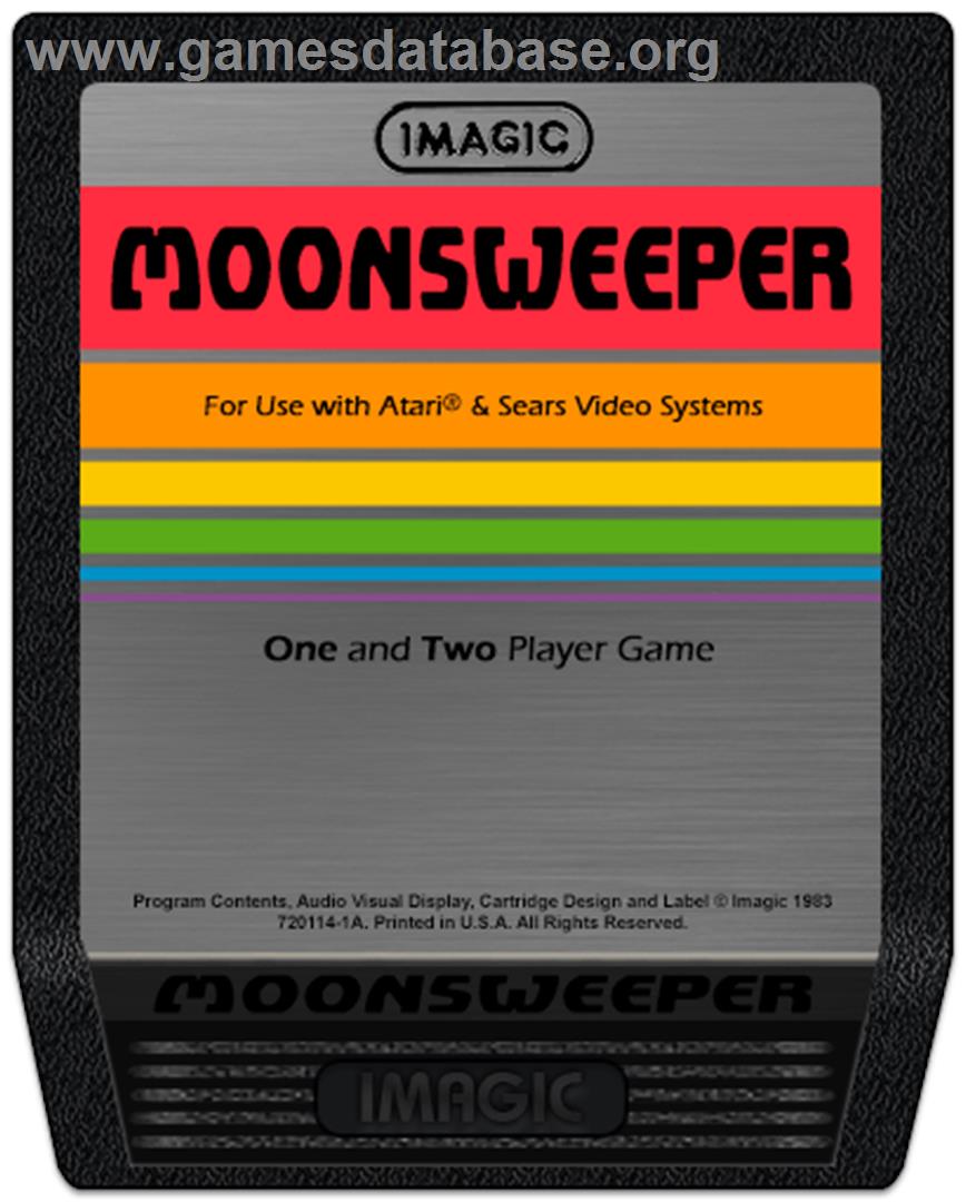 Moonsweeper - Atari 2600 - Artwork - Cartridge