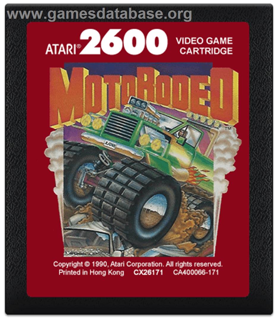 MotoRodeo - Atari 2600 - Artwork - Cartridge