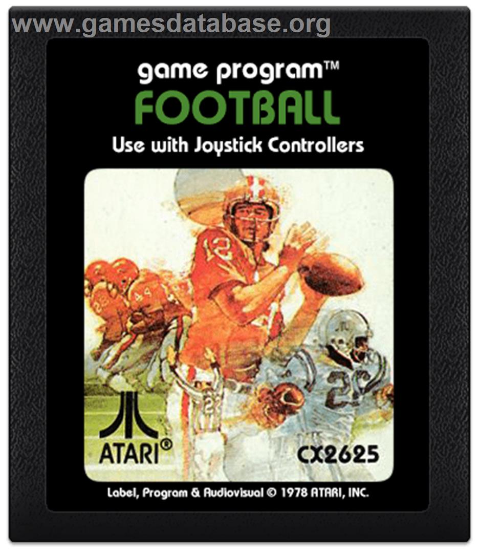 NFL Football - Atari 2600 - Artwork - Cartridge