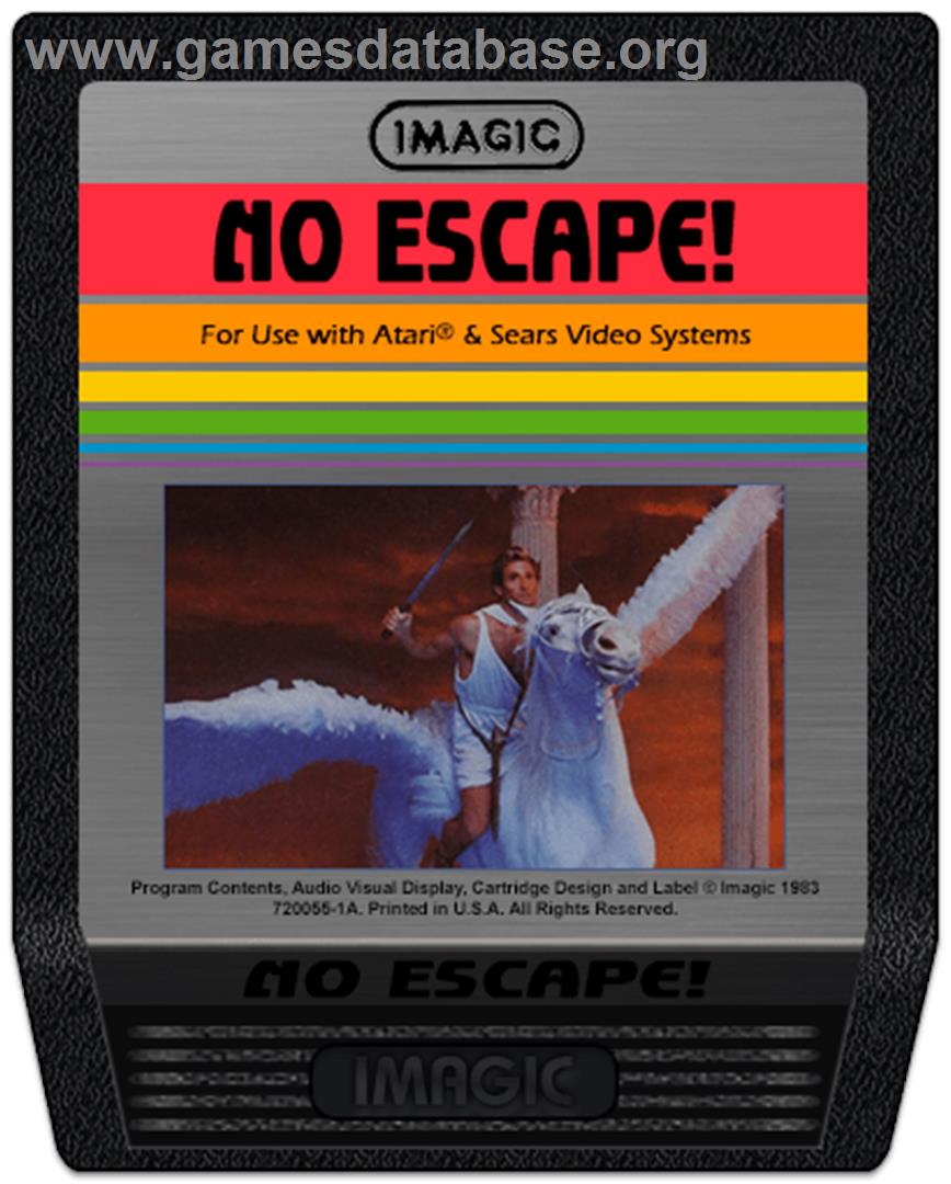 No Escape! - Atari 2600 - Artwork - Cartridge
