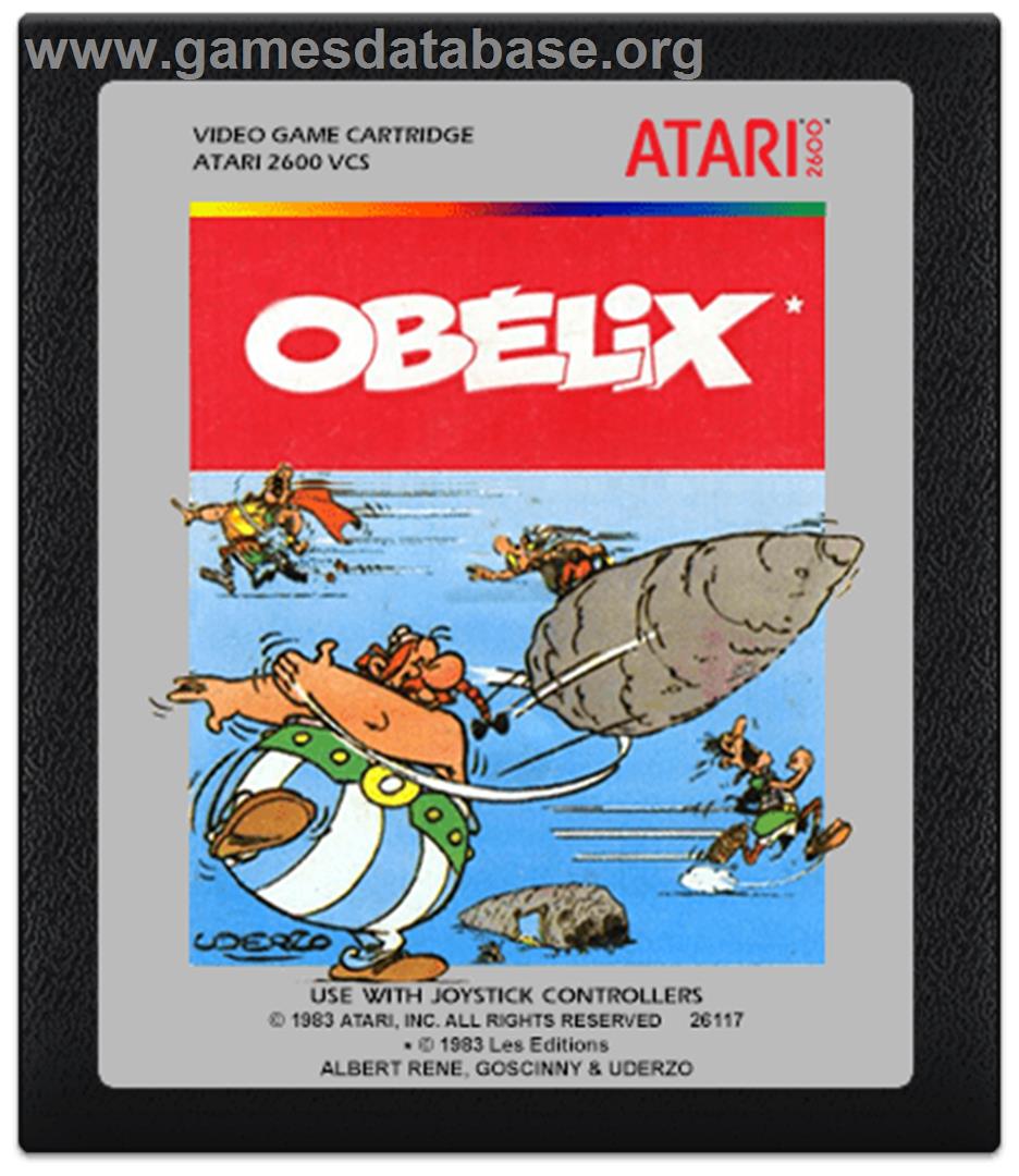 Obelix - Atari 2600 - Artwork - Cartridge