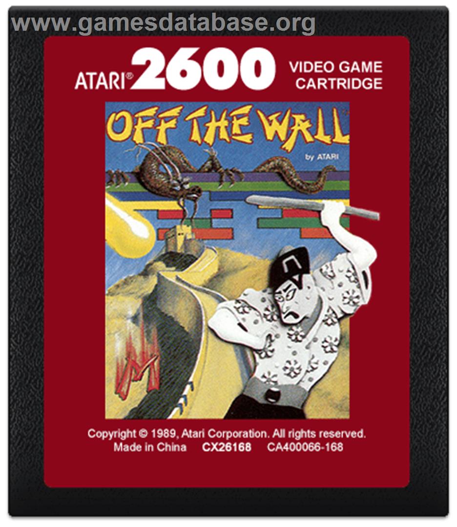 Off the Wall - Atari 2600 - Artwork - Cartridge