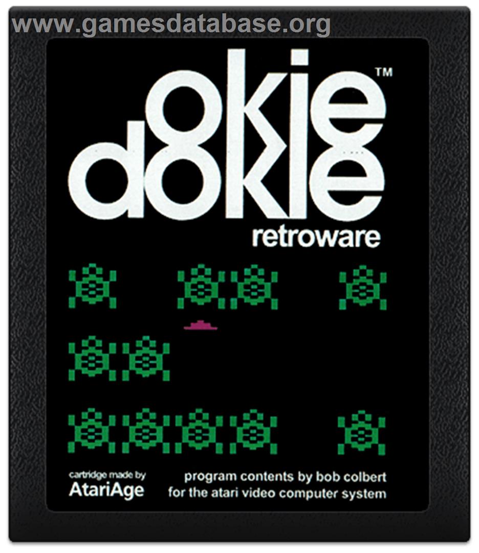 Okie Dokie - Atari 2600 - Artwork - Cartridge