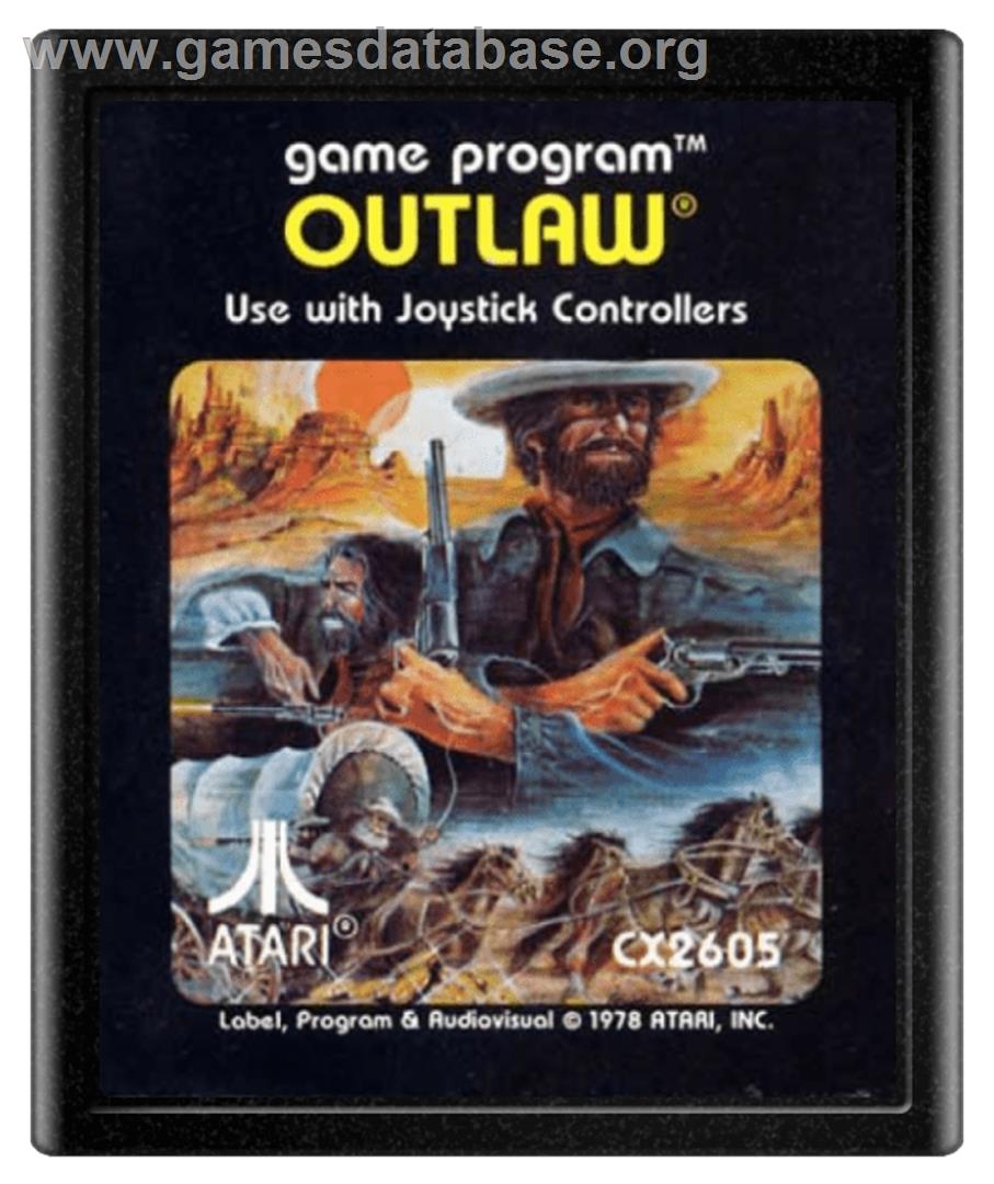 Outlaw - Atari 2600 - Artwork - Cartridge