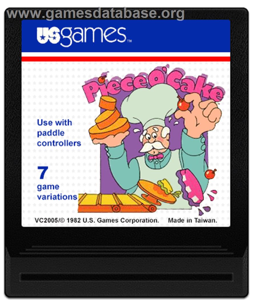 Piece o' Cake - Atari 2600 - Artwork - Cartridge