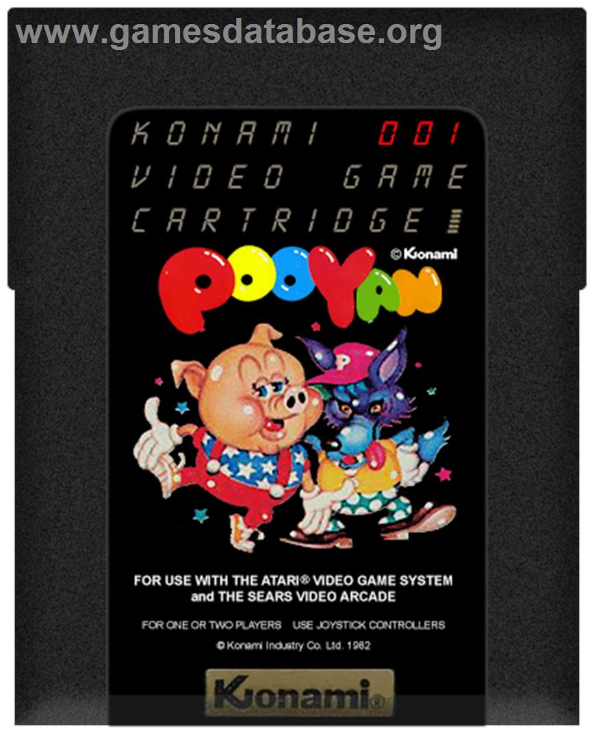 Pooyan - Atari 2600 - Artwork - Cartridge