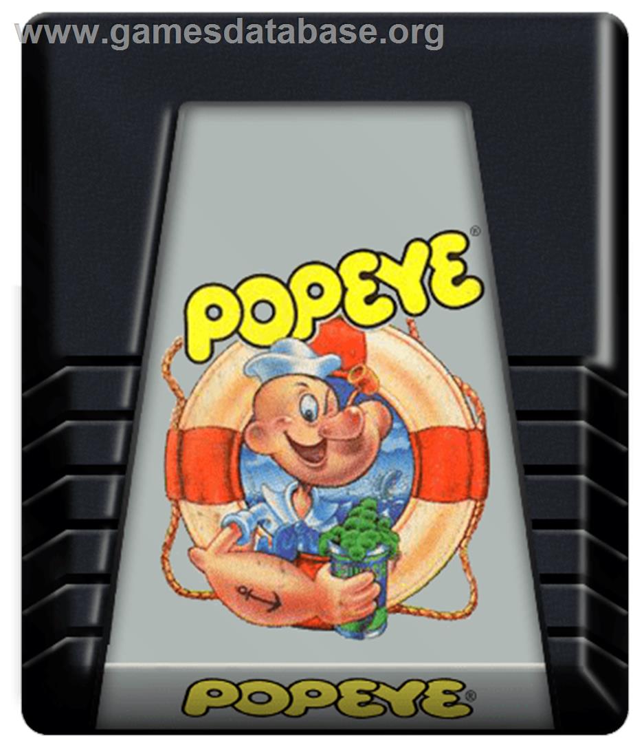Popeye - Atari 2600 - Artwork - Cartridge