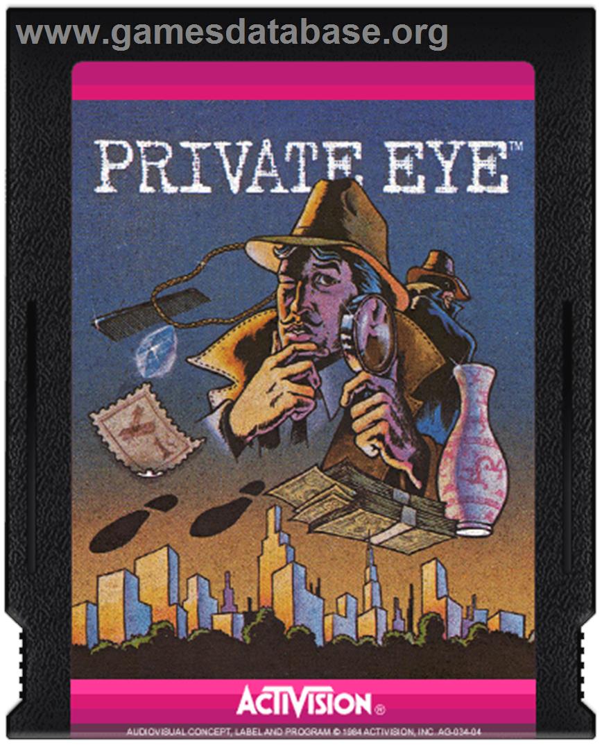 Private Eye - Atari 2600 - Artwork - Cartridge