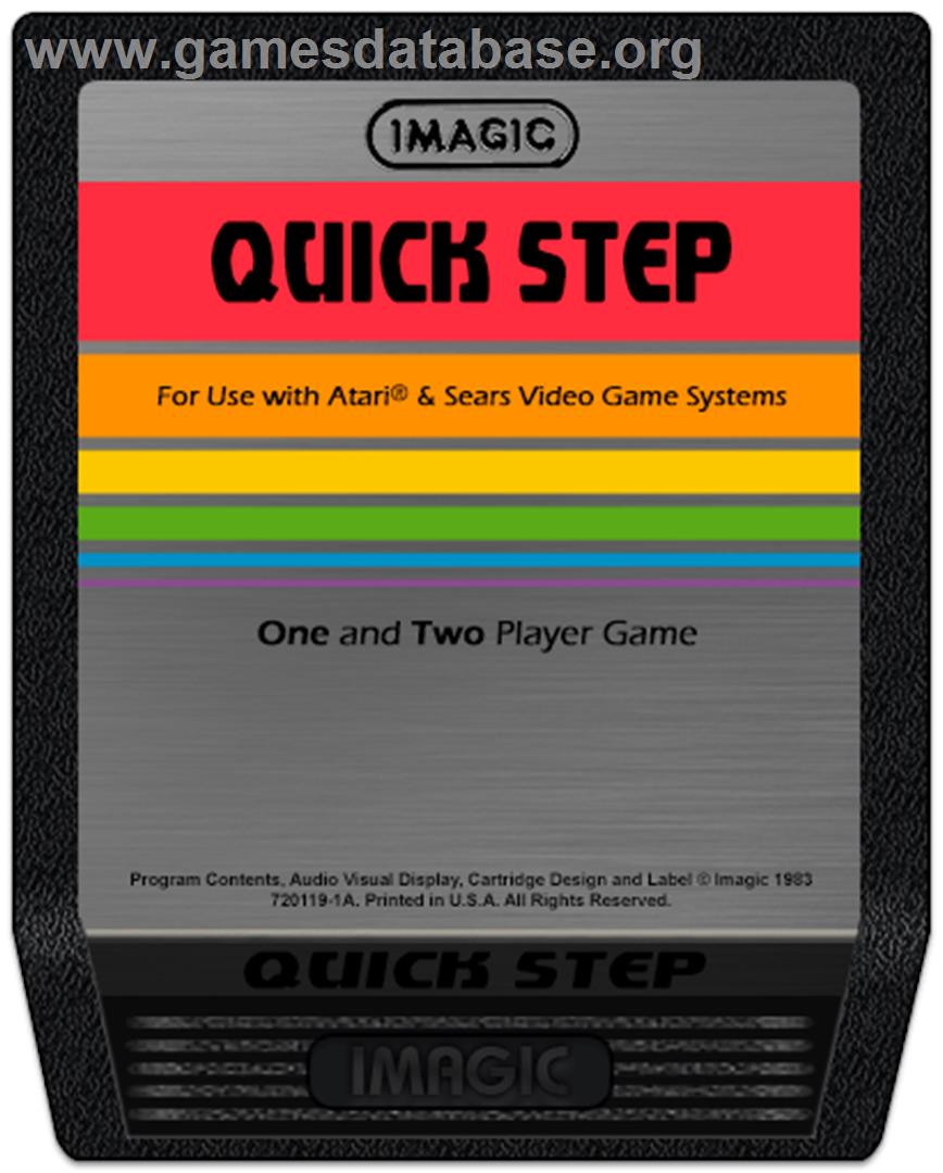 Quick Step - Atari 2600 - Artwork - Cartridge