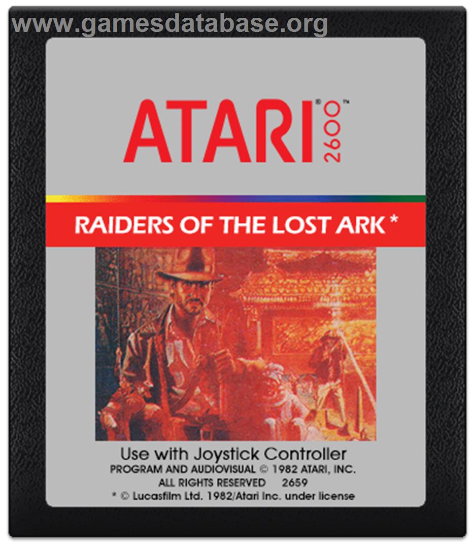 Raiders of the Lost Ark - Atari 2600 - Artwork - Cartridge