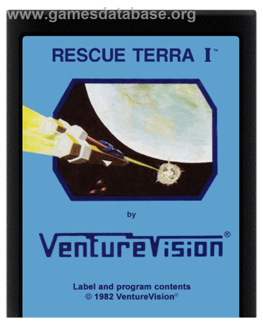 Rescue Terra I - Atari 2600 - Artwork - Cartridge
